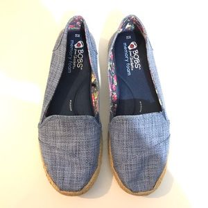 Sketchers Bobs Espadrille Memory Foam Shoe SIze 10